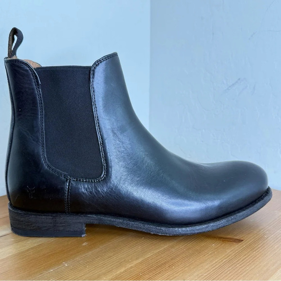 NEW FRYE TYLER Black Leather Chelsea Boot Men’s 10D